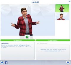 sims4 CAS La pose 04