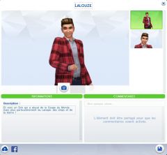 sims4 CAS La pose 01