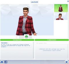 sims4 CAS La pose 07