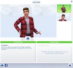 sims4 CAS La pose 03