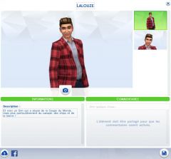 sims4 CAS La pose 06