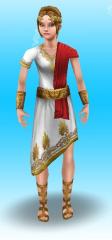 Costume de citoyenne romaine