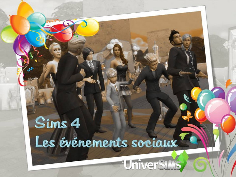 Les Sims 4 évènement sociaux