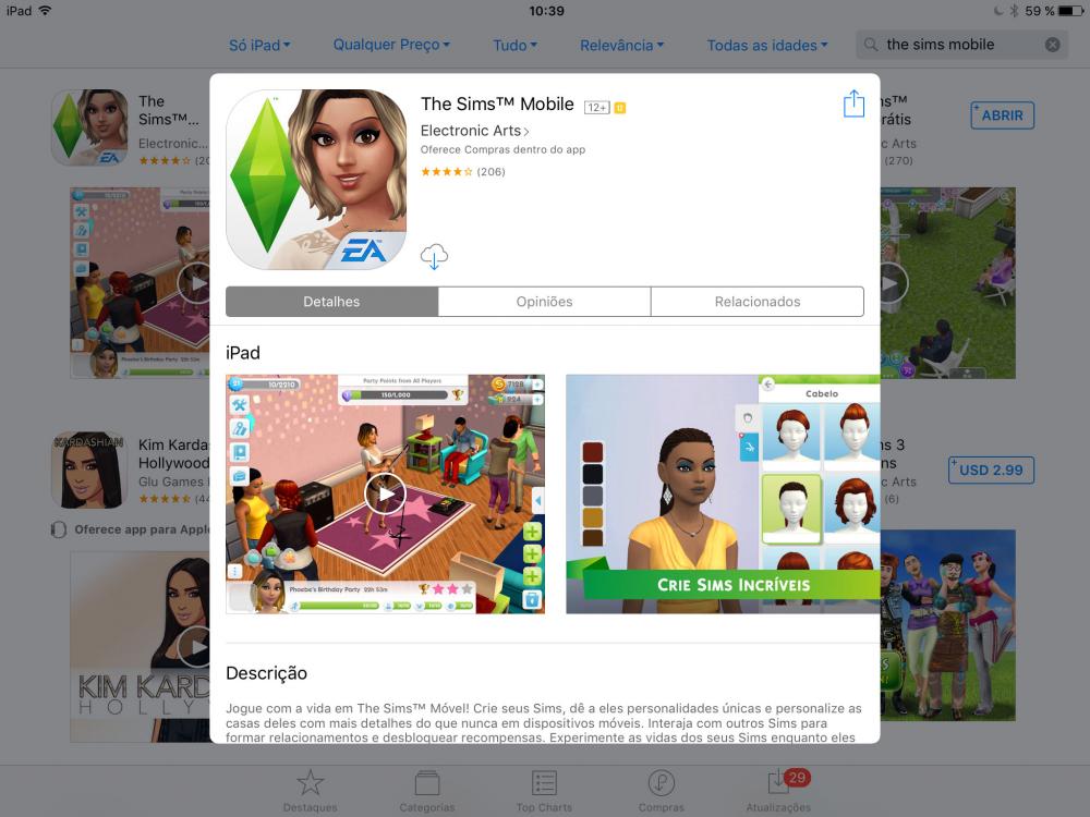 Sims Mobile APK iOS iPad iPhone
