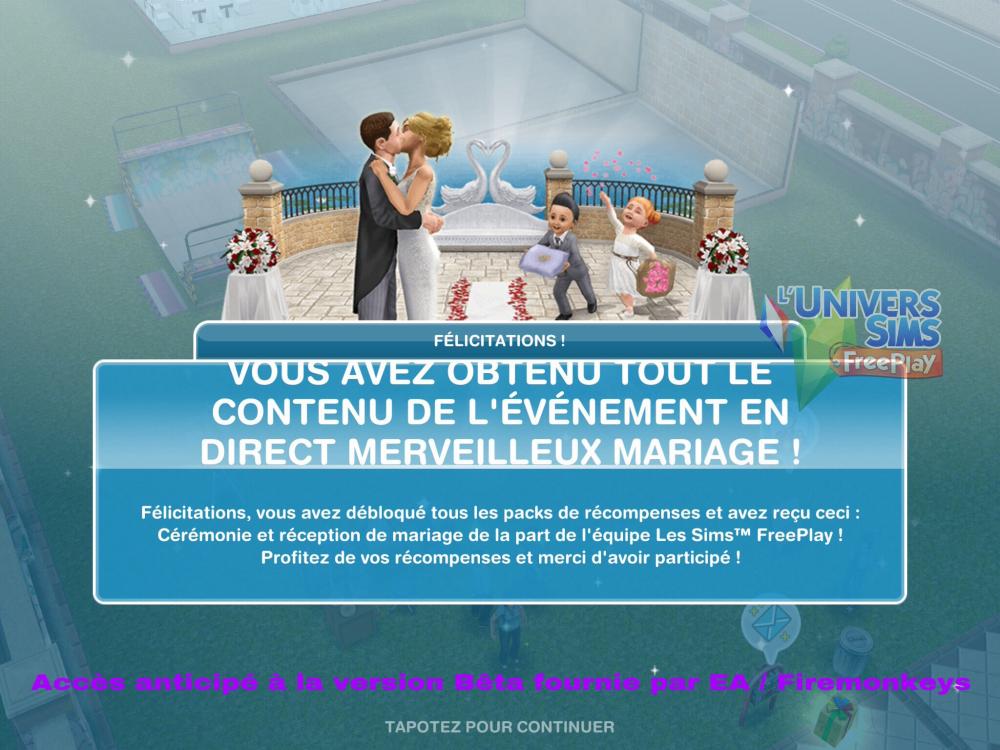 Sims Freeplay - Evénement en direct - Merveilleux mariage.jpeg
