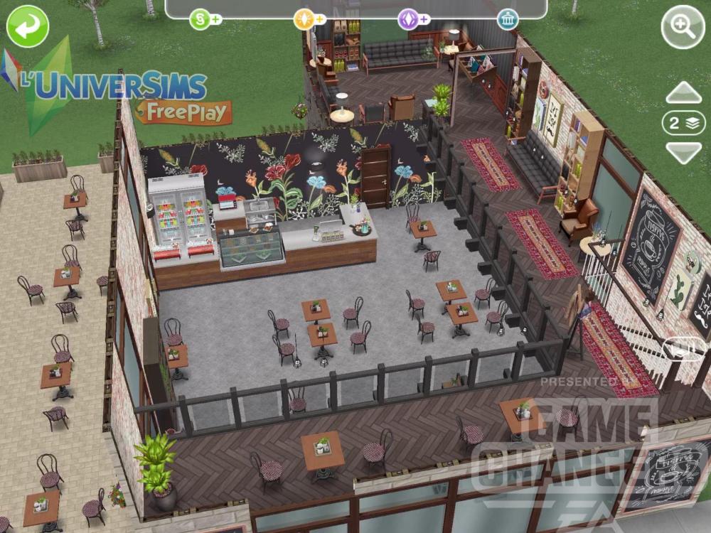 Sims Freeplay - Défi de création - Café stylé.jpg