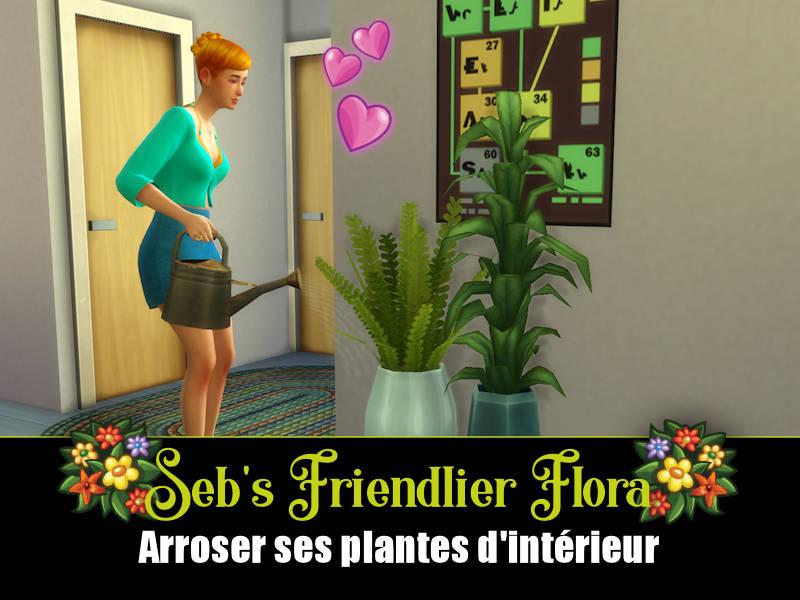 mods sims 4 Arrossage des plantes d'intérieurs