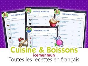 mods sims 4 Cuisine & Boissons Toutes les recettes icemunmun.jpg