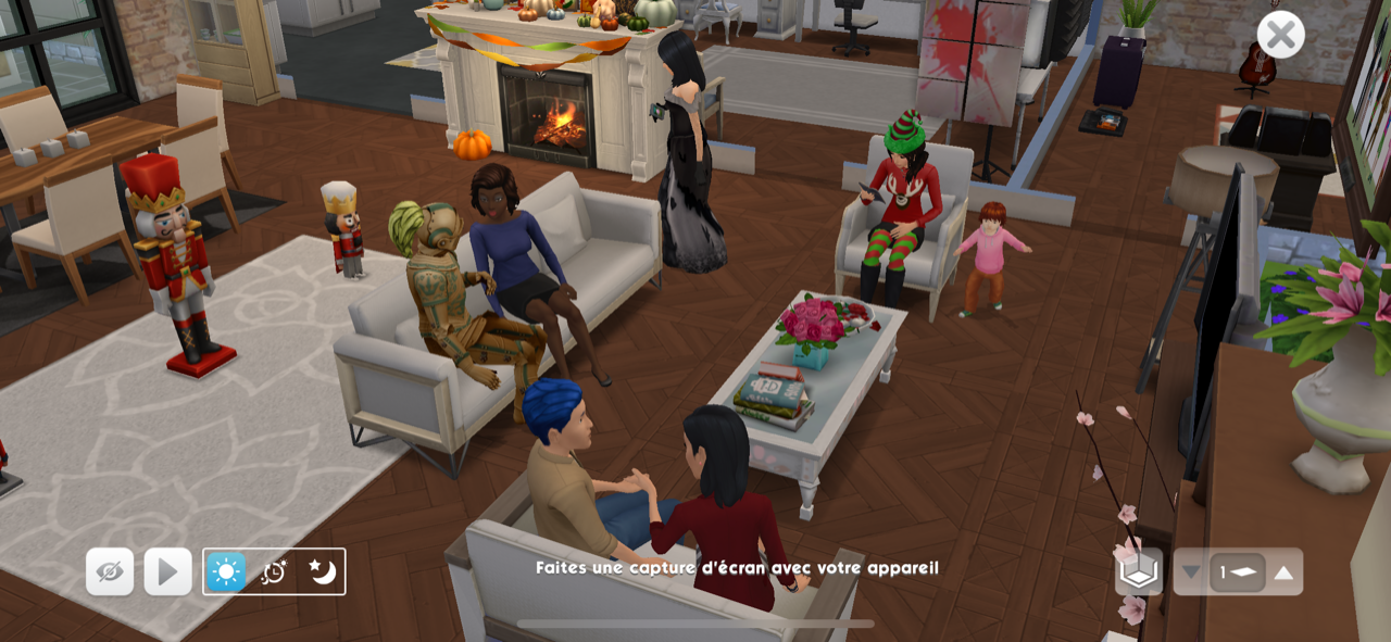 Les Sims Mobile s'organisent pour la fin d'année