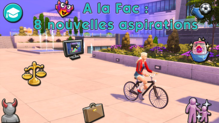 mods sims 4  aspirations pour la fac