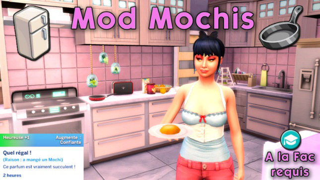mods sims 4 Frigo spécial mochis