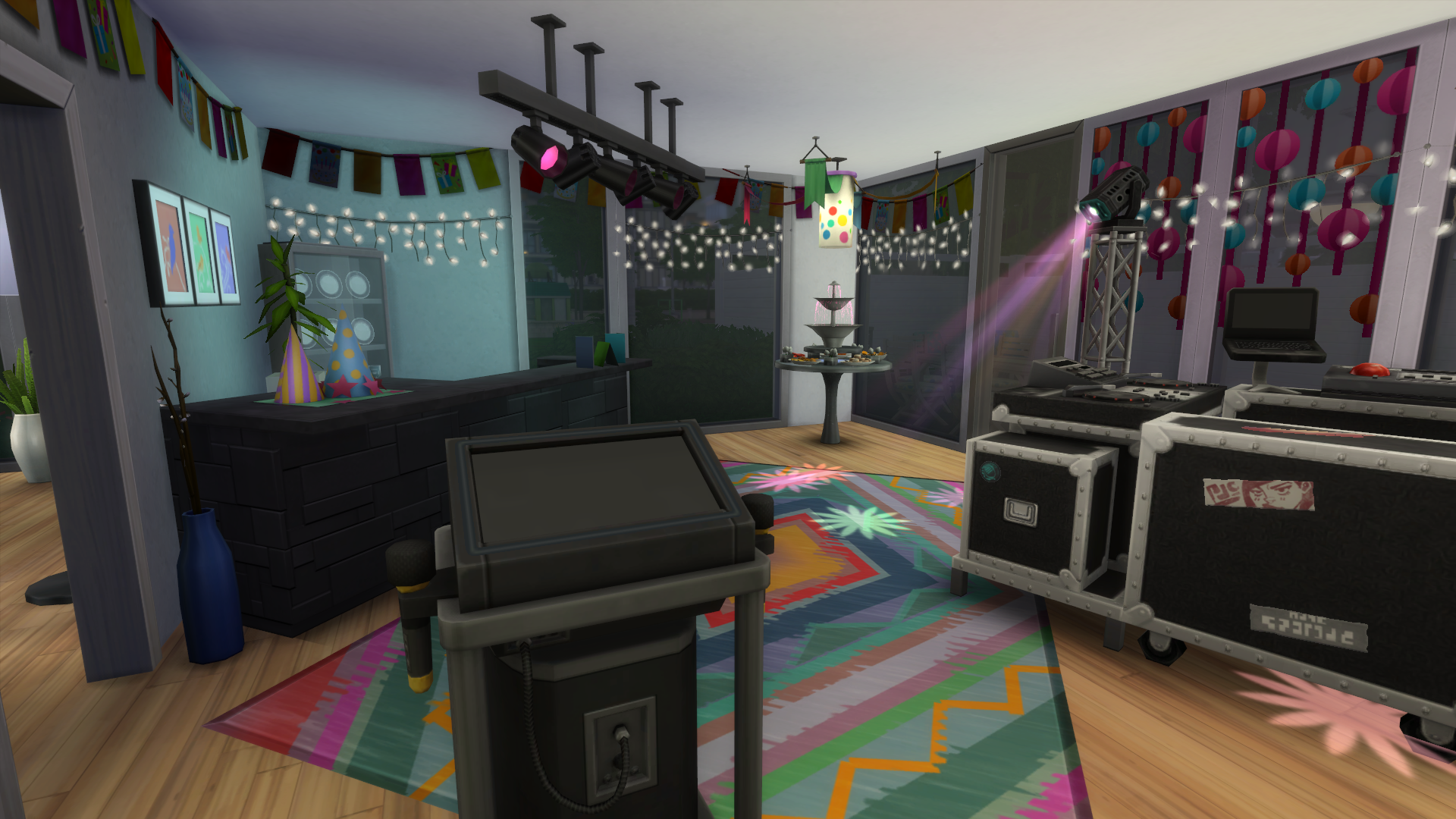 Salle des fêtes Rénovation 18 ans L'Univers Sims