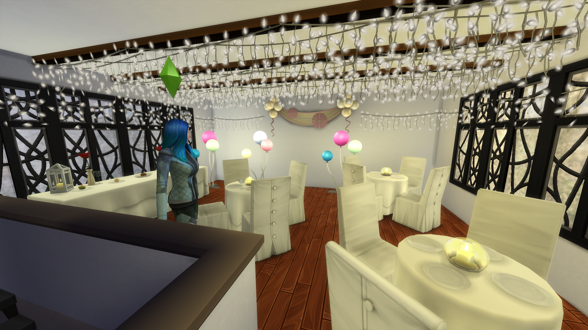 Salle des fêtes 18 ans sims