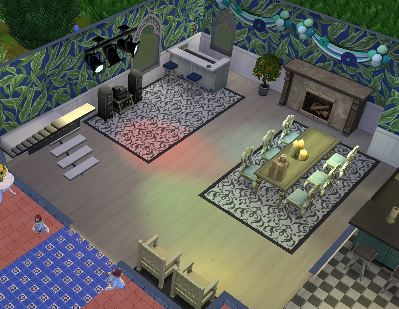 3people FAMILY HOME HOUSe party room