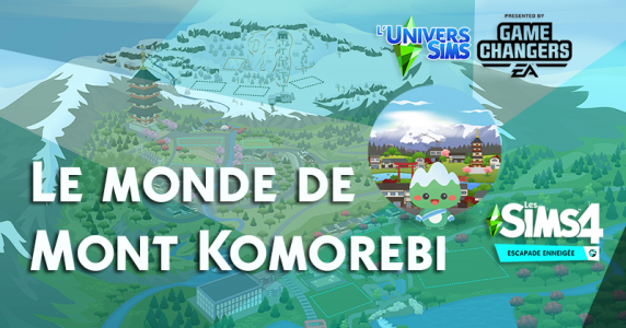 Les Sims 4 Escapade Enneigée - Le monde de Mont Komorebi
