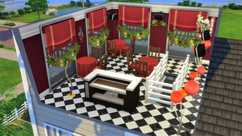 Plus d’informations sur «&nbsp;Salle des fêtes - Rénovation de l'extrême 18 ans - Concours Sims 4 - Rénovation de l'extrême ~ Spécial Anniversaire&nbsp;»