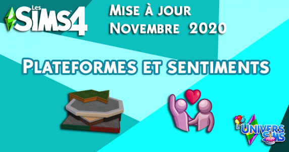 Les Sims 4 - Maj Novembre 2020