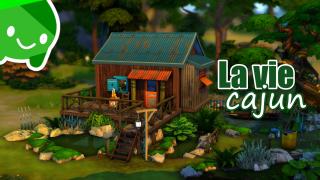 LA VIE CAJUN 🐸 / Speedbuild du bayou - Sims 4 Paranormal