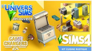 SIMS 4 CUISINE RUSTIQUE - DECOUVERTE  🧐