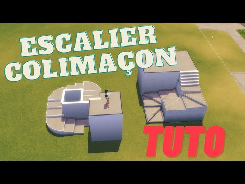 Tuto escalier en colimaçon, plateforme Sims 4