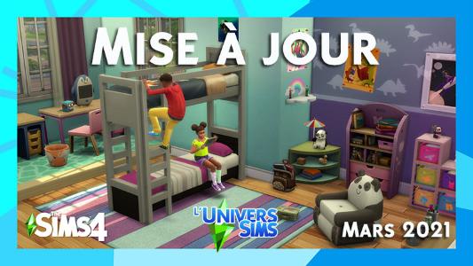 Les Sims 4 : Mise à jour Mars 2021 et lits superposés !