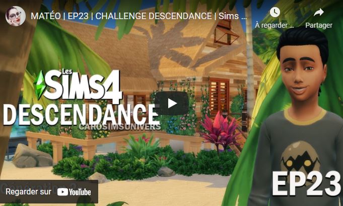 MATÉO | EP23 | CHALLENGE DESCENDANCE | Sims 4 Let's play fr