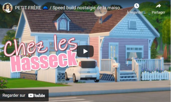 PETIT FRÈRE 🧢 / Speed build nostalgie de la maison familiale des Hasseck / Sims 4