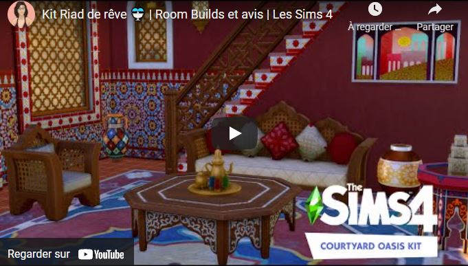 Kit Riad de rêve ⛲️ | Room Builds et avis | Les Sims 4