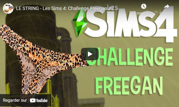 LE STRING - Les Sims 4: Challenge Freegan #2