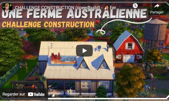 CHALLENGE CONSTRUCTION - 🐴Ferme australienne (speedbuild) 🦘