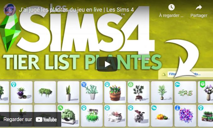 J'ai jugé les plantes du jeu en live !