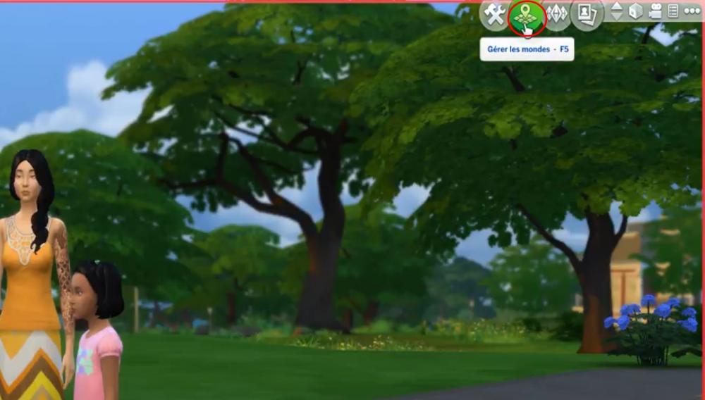 Tutoriel Sims 4  Sauvegarder et partager un Sim en mode vie gérer les mondes.jpg