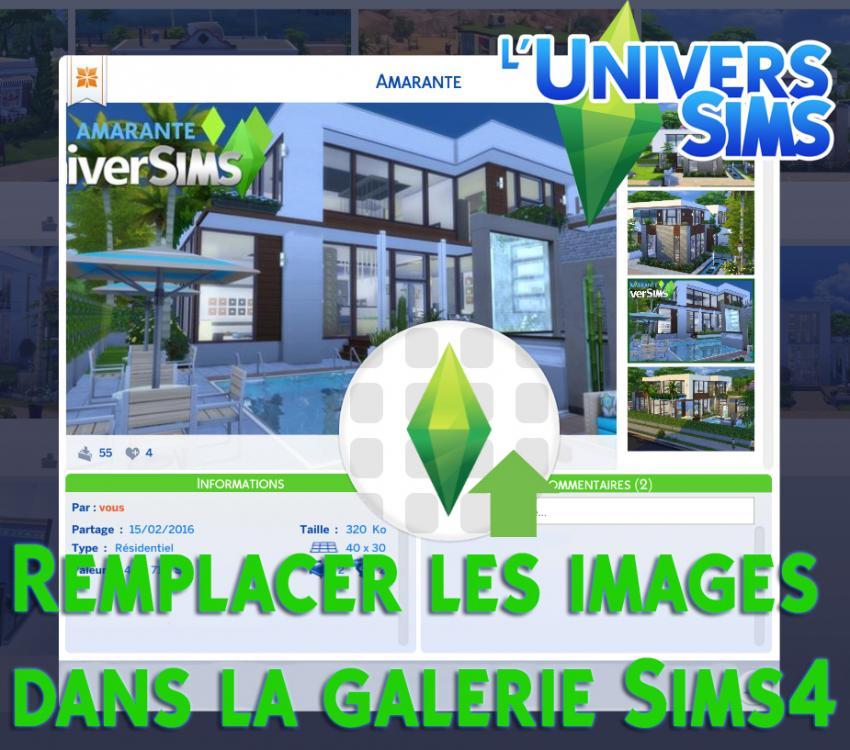 Sims 4 tray importer changer les images des creations sur la Galerie Sims 4