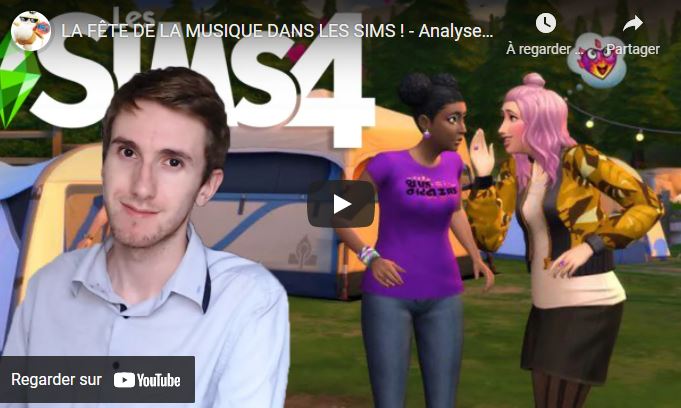 LA FÊTE DE LA MUSIQUE DANS LES SIMS ! - Analyse Les Sims 4