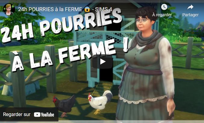 24h POURRIES à la FERME 😱 - SIMS 4
