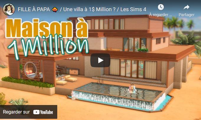 FILLE À PAPA 👒 / Une villa à 1$ Million ? / Les Sims 4
