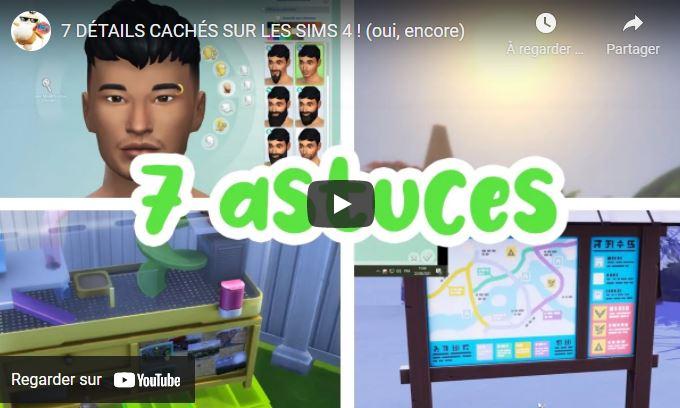 7 DÉTAILS CACHÉS SUR LES SIMS 4 ! (oui, encore)