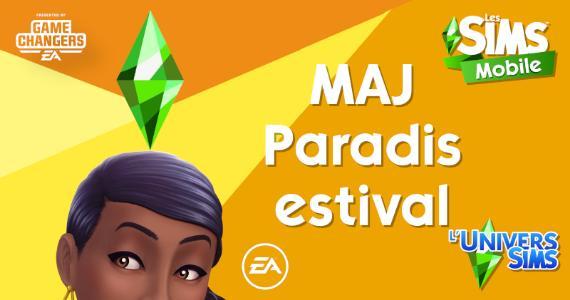 Sims Mobile - MAJ Paradis estival