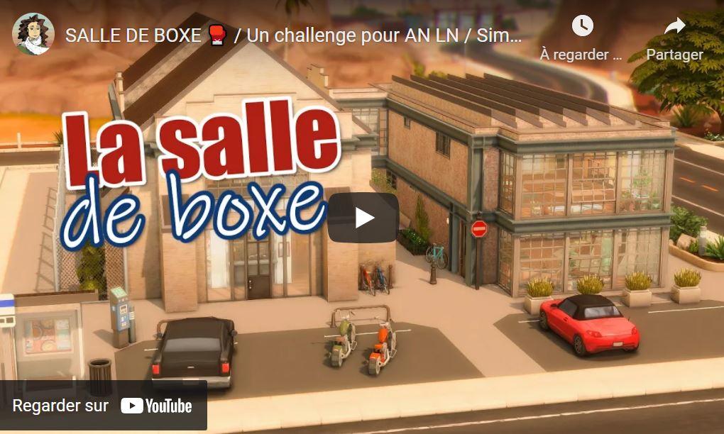 SALLE DE BOXE 🥊 / Un challenge pour AN LN / Sims 4