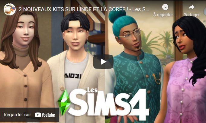 2 NOUVEAUX KITS SUR L'INDE ET LA CORÉE ! - Les Sims 4