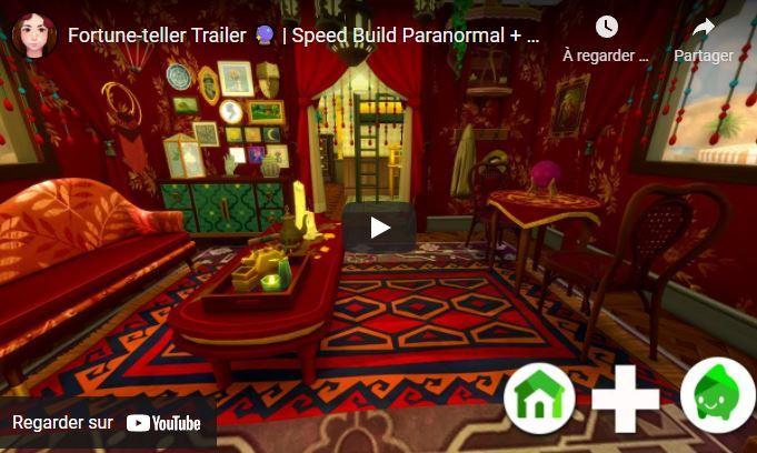 Fortune-teller Trailer 🔮 | Speed Build Paranormal + Mini-maisons | Les Sims 4