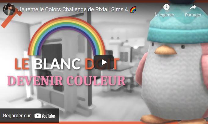 Je tente le Colors Challenge de Pixia | Sims 4 🌈