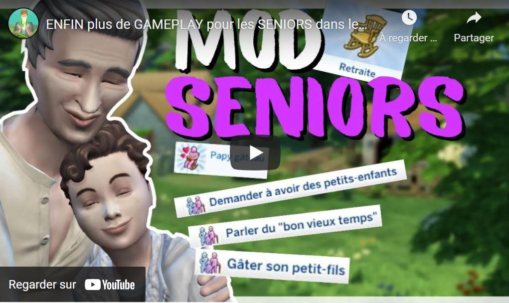 ENFIN plus de GAMEPLAY pour les SENIORS dans les SIMS 4 👴👵 - Mod