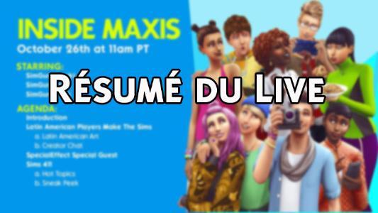 Les Sims 4 - Résumé du Livestream et arrivée des scénarios