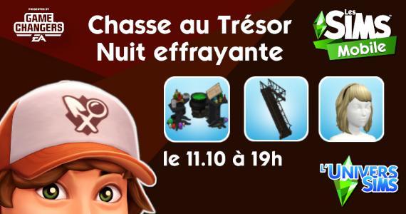 Sims Mobile : Chasse au trésor "Nuit effrayante"