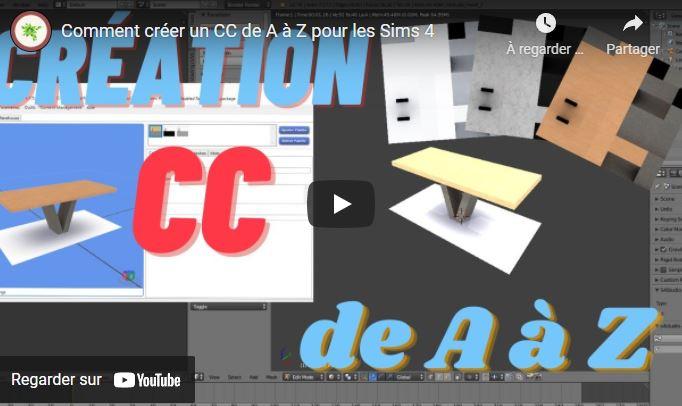 Comment créer un CC de A à Z pour les Sims 4
