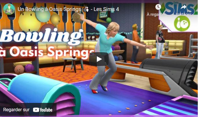 Un Bowling à Oasis Springs 🎳 - Les Sims 4