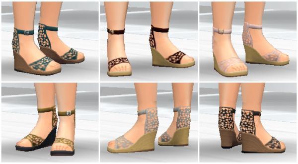item pack - chaussures compensées