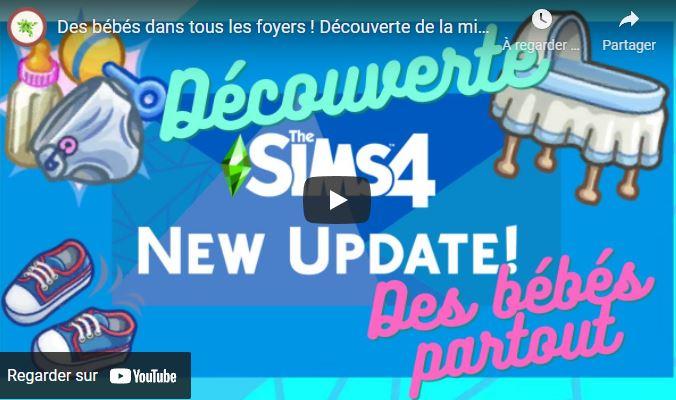 Des bébés dans tous les foyers ! Découverte de la mise à jour des Sims 4