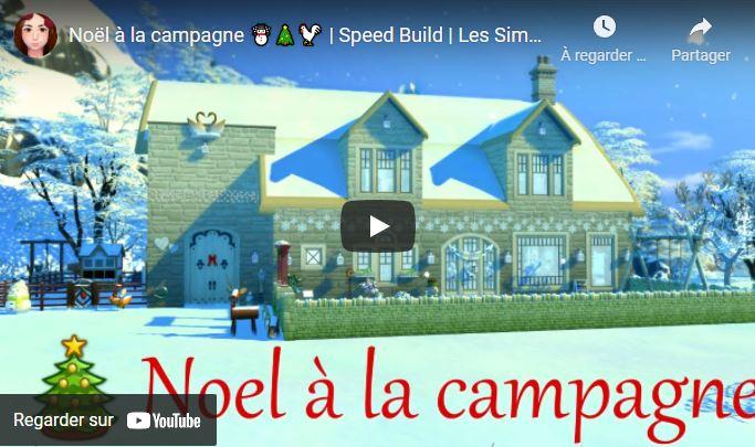 Noël à la campagne ☃️🎄🐓 | Speed Build | Les Sims 4